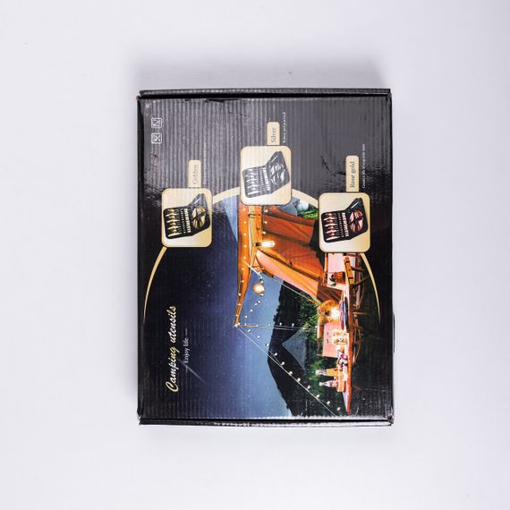 Набір посуду для пікніка на 4 особи 24 предмети Золотистий HP-21-2 | Зображення 5