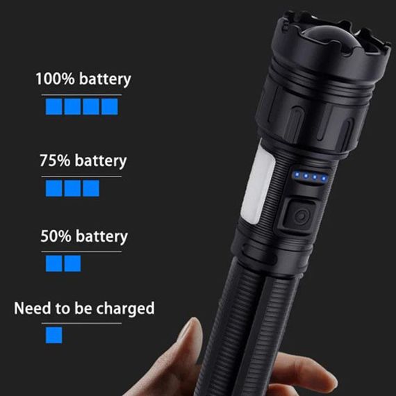 Ліхтар ручний WH01-L2-COB NY-639 power bank | Зображення 6