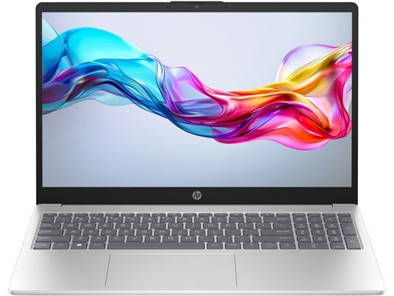 Ноутбук HP  15-fd1072ua 15.6' FHD IPS AG, Intel 5-120U, 16GB, F1024GB, UMA, DOS, сріблястий (B23CZEA)