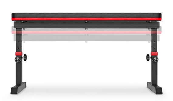 Набір Hop-Sport Premium 38кг з лавою HS-1025 Pro, штангою та гантелями | Зображення 4
