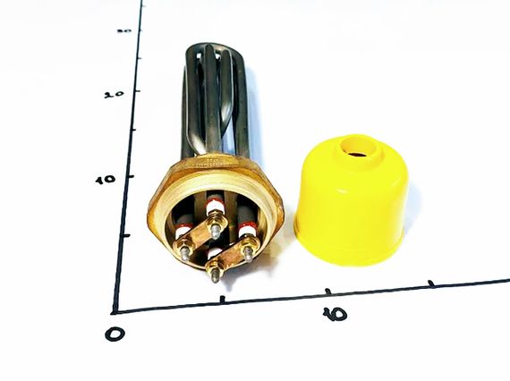 Блок Тэнов 4500w с резьбой 1,5" (для парового утюга,парогенератора) Kawai | Зображення 1