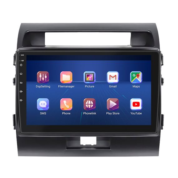 Автомагнітола штатна Toyota Land Cruiser 200 2008-2015 Android 10.1 4/32 чорний XPRO 10.1 (MER-14136_5866) | Зображення 1