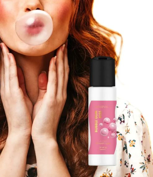 Їстівний лубрикант Driminals Kiss Bubble Gum зі смаком жуйки, 30 мл Sex Aura | Зображення 1