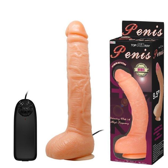 Вібратор на присосці "SEXTOY TOP PENIS" BW-008038Z Sex Aura | Зображення 1