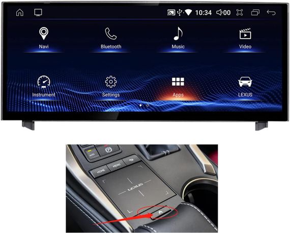 Штатная магнитола Torssen Lexus IS U9NZ 2013-2017 4/64 10.25''+360