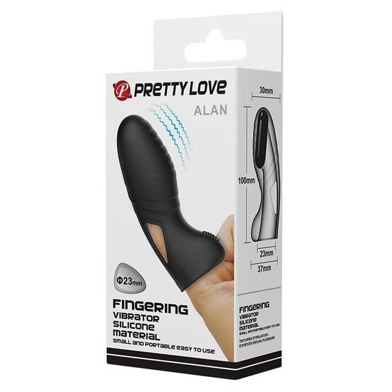 Кліторальний стимулятор на палець Pretty Love ALAN BI-014750 sexstyle