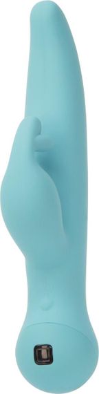 Вібратор-кролик Touch by SWAN - Trio Teal, сенсорне керування, ротація, діаметр 3,8 см | Зображення 3