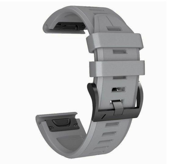 Силіконовий ремінець Primo для годинника Garmin Forerunner 935 / Forerunner 945 - Grey | Зображення 1