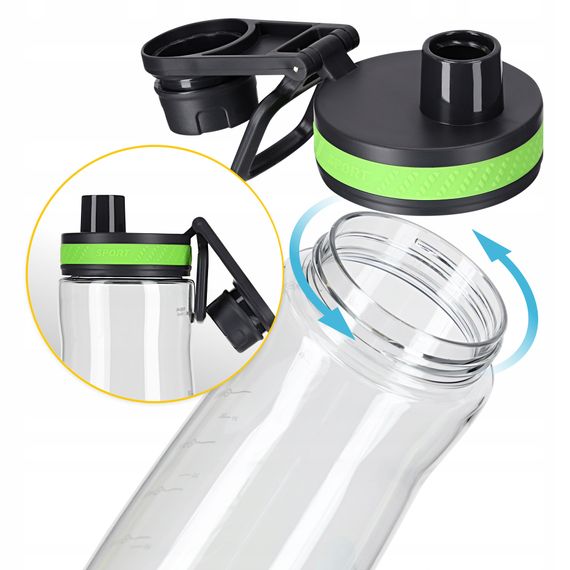 Пляшка для води спортивна 4FIZJO 850 мл Green (P-5905973403801) | Зображення 7