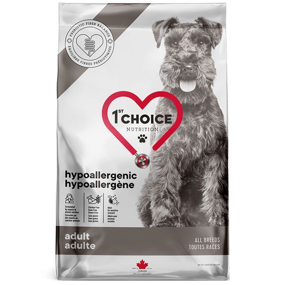 Корм 1st Choice Adult Hypoallergenic сухий з качкою та бататом для собак, які страждають від алергії 2 кг