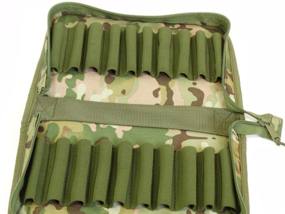 Сумка-патронташ закрита для 50 BMG на 20 набоїв перенесення та зберігання патронів патронташ мультикам | Зображення 2