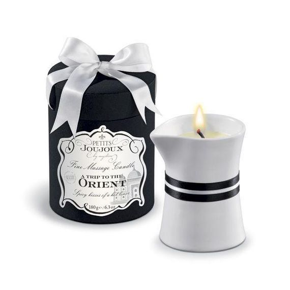 Ароматична масажна свічка для подарунка Petits Joujoux - Orient - Pomegranate and White Pepper, 190г