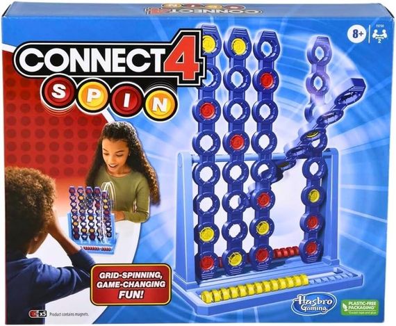 Настольная игра Собери четверку (Четыре в ряд) Hasbro Gaming Connect 4 Spin Game | Зображення 2