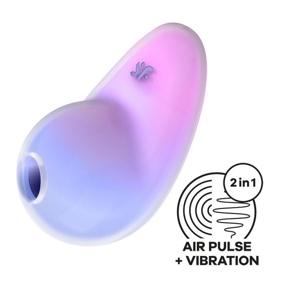 Вакуумний стимулятор з вібрацією Satisfyer Pixie Dust Violet/Pink Sex Aura
