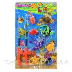 Детский игровой набор Рыбалка M 0045, 8 рыбок