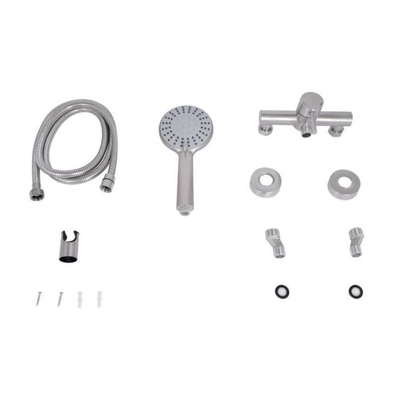 Смеситель для душа Lidz Aria 010 (с душевым гарнитуром) (k35) LDARI010NKS43361 Nickel | Зображення 5