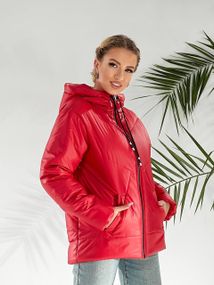 Утеплена куртка, арт.417/2, червоний