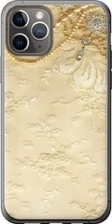 Чохол на iPhone 11 Pro Мереживний орнамент із силікону FCh_019241