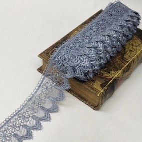 Мереживо макраме  7CM (13M) Колір - Сірий (729-64-003)