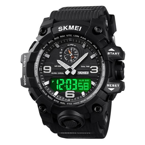 Чоловічий годинник Skmei 1586 Black | Зображення 2