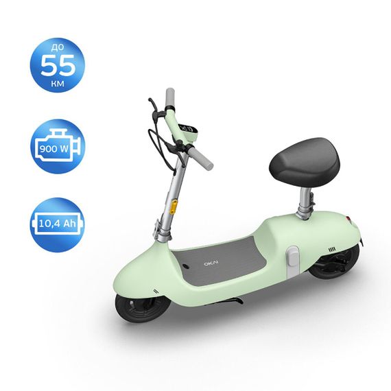 Електросамокат з сидінням OKAI Ceetle PRO EA10C Mint Green | Зображення 1