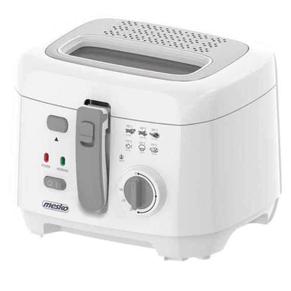 Фритюрниця Mesko MS 4908 gray 1800 Вт сіра