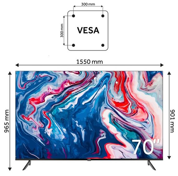 LED-телевізор Haier H70K801UG | Зображення 3