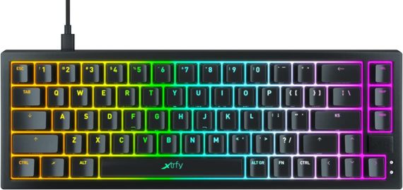 Клавиатура механическая Xtrfy K5 68Key K5-RGB-CPT-BLACK-R-UKR