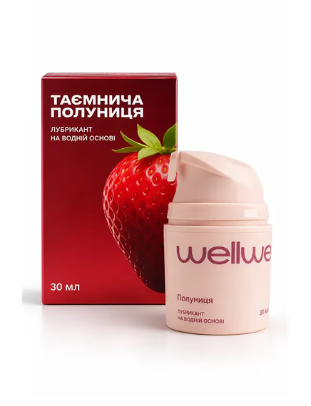 Оральный лубрикант WellWet, со вкусом клубники, 30 мл Sex Aura