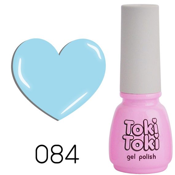 Гель-лак Toki-Toki № 084 cветлый серо-голубой 5мл | Зображення 2