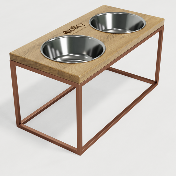 Миски на подставке для средних и больших собак Hollky Base L (2 × 0,95 л) BL-422120-GLNT | Зображення 6