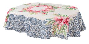 Скатертина гобеленова LIRIOS OVAL Limaso, 137х180, Овальна, Повсякденний, Без люрексу, 75% поліестер, 22% бавовна, 3% акрил, Гобелен
