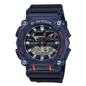 Протиударні спортивні полімерні наручний годинник Оригінал Casio G-Shock GA-900-2AER з полімерним ремінцем