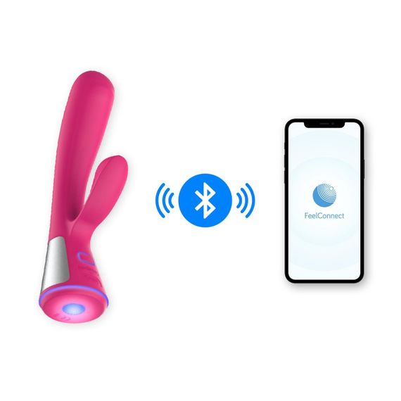 Вібратор-кролик Ohmibod Fuse KIIROO з інтерактивним підключенням, рожевий Sex Aura | Зображення 1