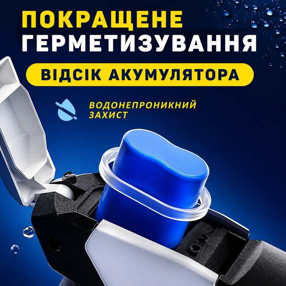 Водяний бластер з акумулятором і функцією всмоктування води, електричний водяний пістолет для дітей і дорослих, автоматичний | Зображення 1