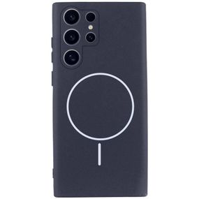 Чехол Silicone Cover Lakshmi Full Camera (AA) with Magnetic Fit для Samsung Galaxy S26 Ultra Темно-синий / Midnight blue