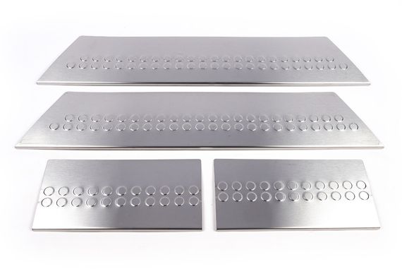 Накладки на внутрішні пороги Carmos (нерж) 3 двері, Multivan для Volkswagen T5 2010-2015 рр | Зображення 7