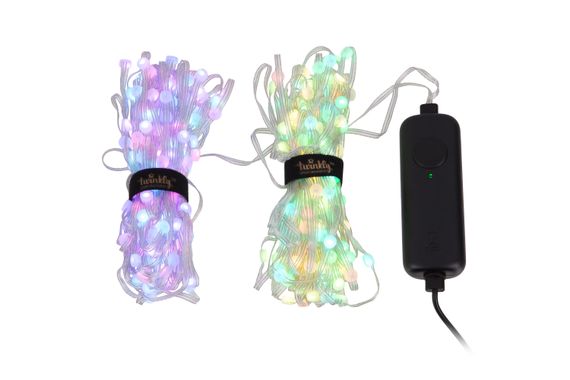 Гірлянда Smart LED Twinkly Dots Lights RGB 400 Gen II, IP44, 20м, кабель прозорий (TWD400STP-TEU) | Зображення 3