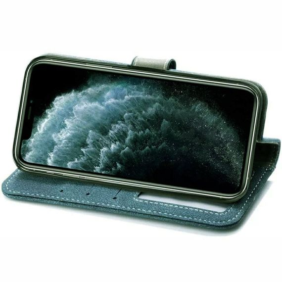 Шкіряний чохол-книжка для Tecno Pova 2 колір Зелений | Зображення 3