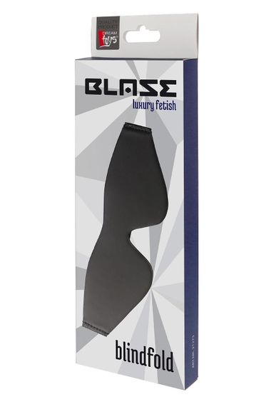 Маска на очі BLAZE BLINDFOLD WITH PAINTING EDGE BLACK Sex Aura | Зображення 1