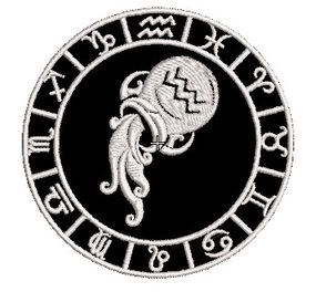 Шеврон знак зодіаку ВОДОЛІВ