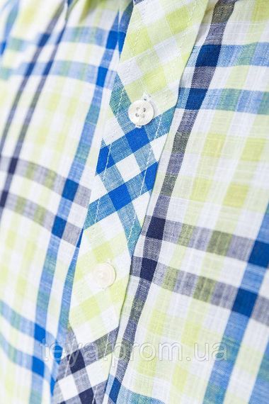 Сорочка чоловіча картата колір жовто-синій розмір M FA_003830 | Зображення 4