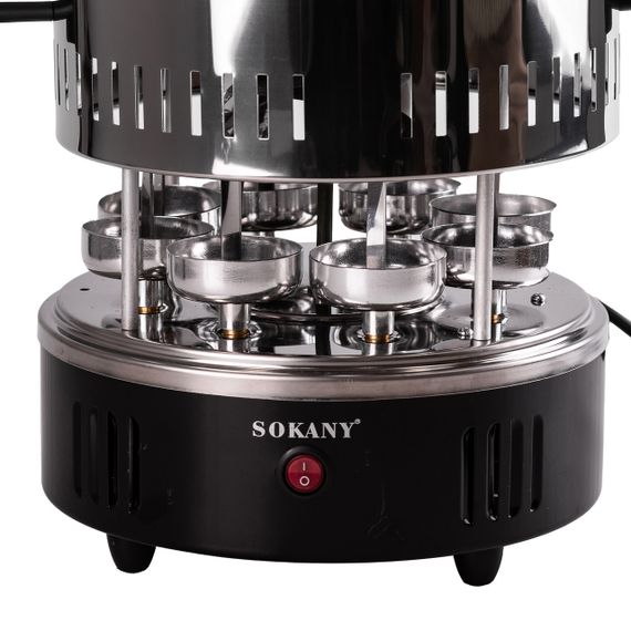 Електрошашличниця вертикальна Sokany SK6113 на 8 шампурів 1500 Вт | Зображення 3