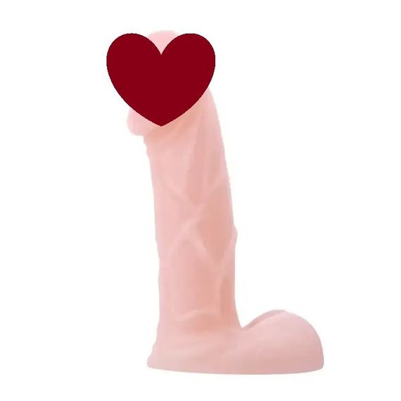 Ділдо з мошонкою SLICK PLEASURE Sex Aura