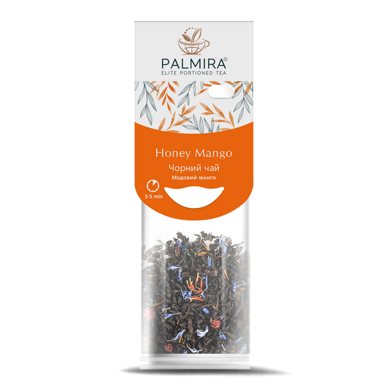 Черный чай с манго Palmira "Медовый манго" (Honey Mango) - 10 шт.