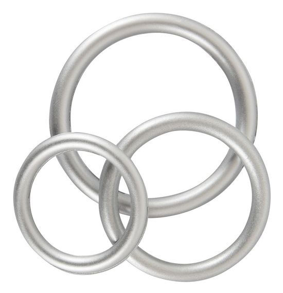 Набір ерекційних кілець - Metallic Silicone Cock Ring Set sexstyle | Зображення 8