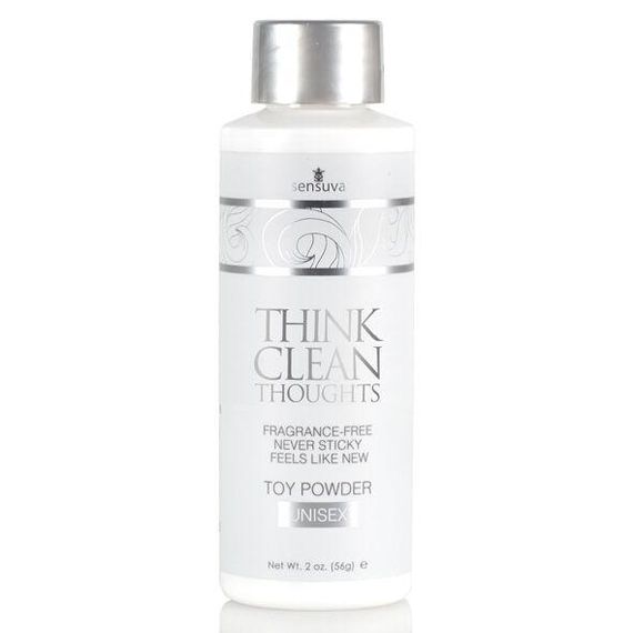 Пудра для ухода за игрушками Sensuva Think Clean Thoughts Toy Powder (56 грамм)