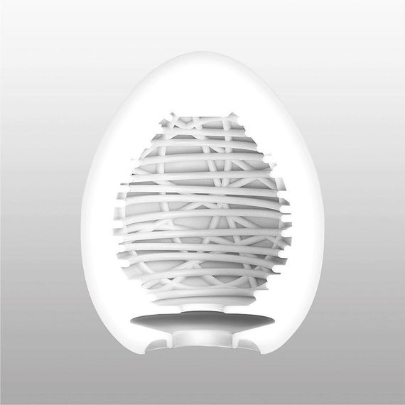 Мастурбатор-яйце Tenga Egg Silky II з рельєфом у вигляді павутини Sex Aura | Зображення 1