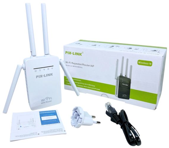 Репітер WiFi підсилювач розширювач сигналу вай фай ретранслятор точка доступу до інтернету Pix-Link LW-WR09 | Зображення 8