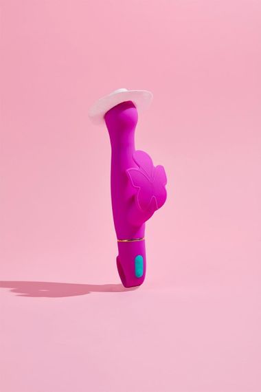 Вібратор з кліторальним відростком у вигляді метелика Blush Aria Naugnty AF рожевий Sex Aura | Зображення 5